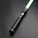 TXQSABER TS019 Baselit Smooth Swing Lighsaber Fighting Saber with 1 Inch Heavy Blade, Blaster Lock up Waving Sound Color Change