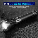 350000cd XPH90 70 50 LED/Powerful/Rechargeable/Tactical/Handled/EDC Flashlight cob Bike/Camping/Underwater/Search/Portable Light