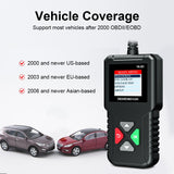 Car Doctor Full OBD2 Scanner YA101 for 12V Automotive Check Engine Error Code Reader Diagnostic Tool with Battery Test