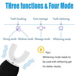360 Degrees Intelligent Automatic Sonic Electric Toothbrush 3 Modes Tooth Brush USB Charging Tooth Cleaning Tool