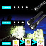 350000cd XPH90 70 50 LED/Powerful/Rechargeable/Tactical/Handled/EDC Flashlight cob Bike/Camping/Underwater/Search/Portable Light
